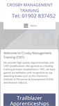 Mobile Screenshot of crosbytraining.co.uk